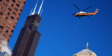Chicago Helicopter City Lift