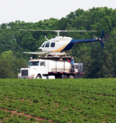 Chicago Helicopter Truck Re-Fuel